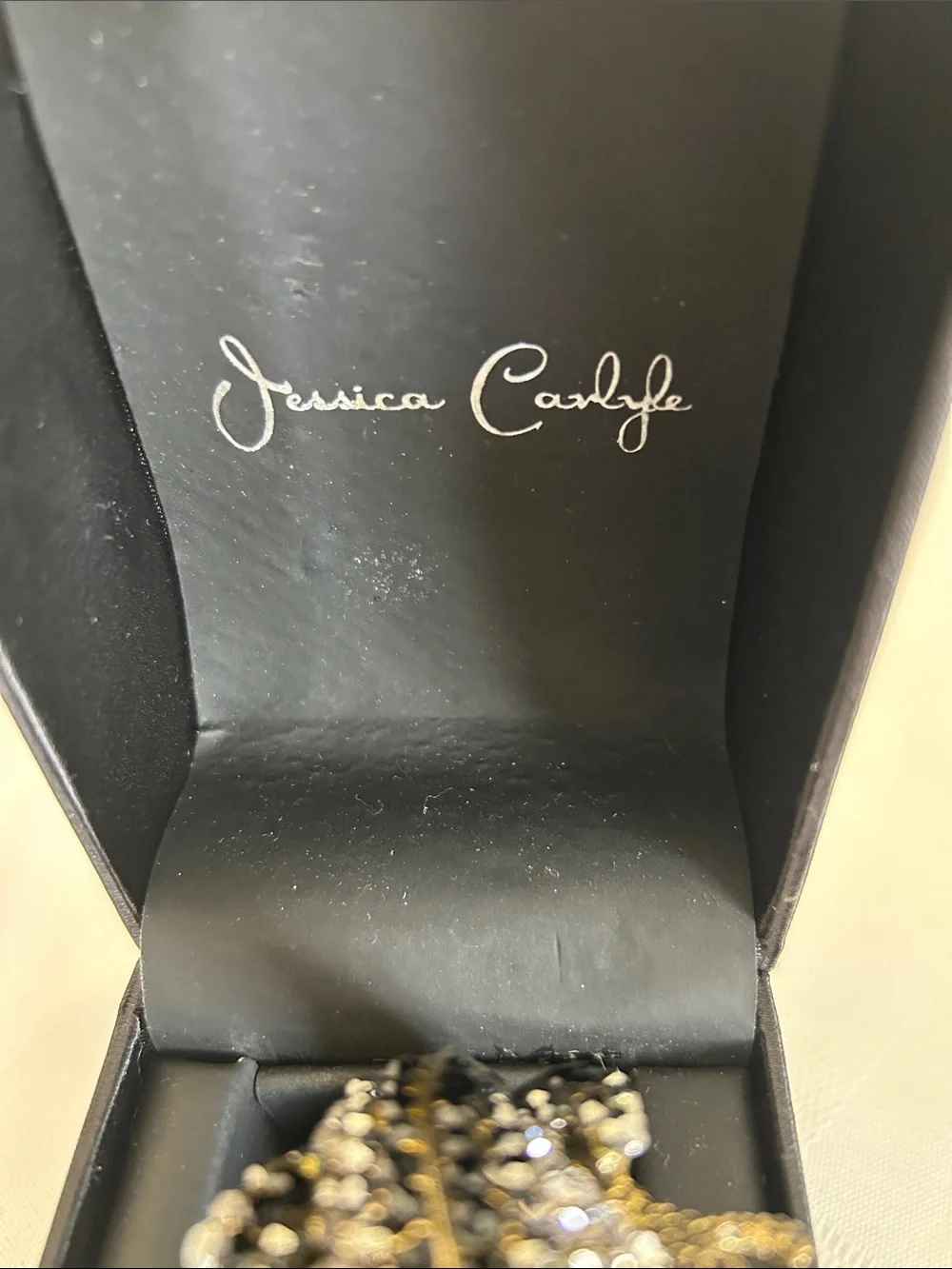 Black & Gold Lizard Bracelet Watch